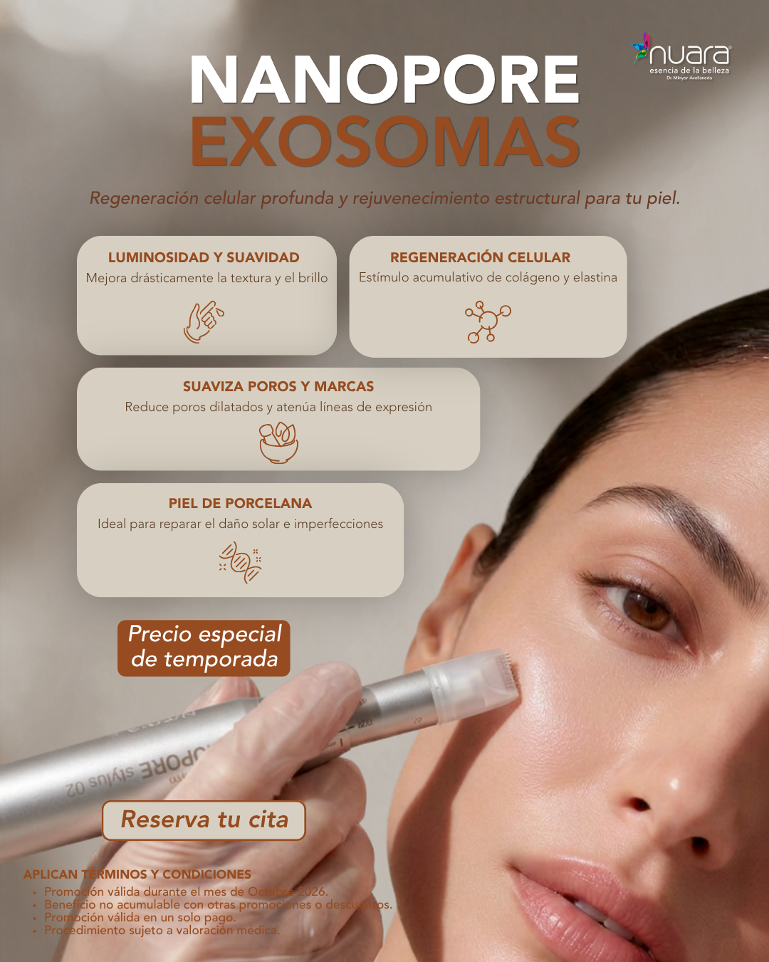 Tratamiento Nanopore Exosomas en Nuara Bogotá